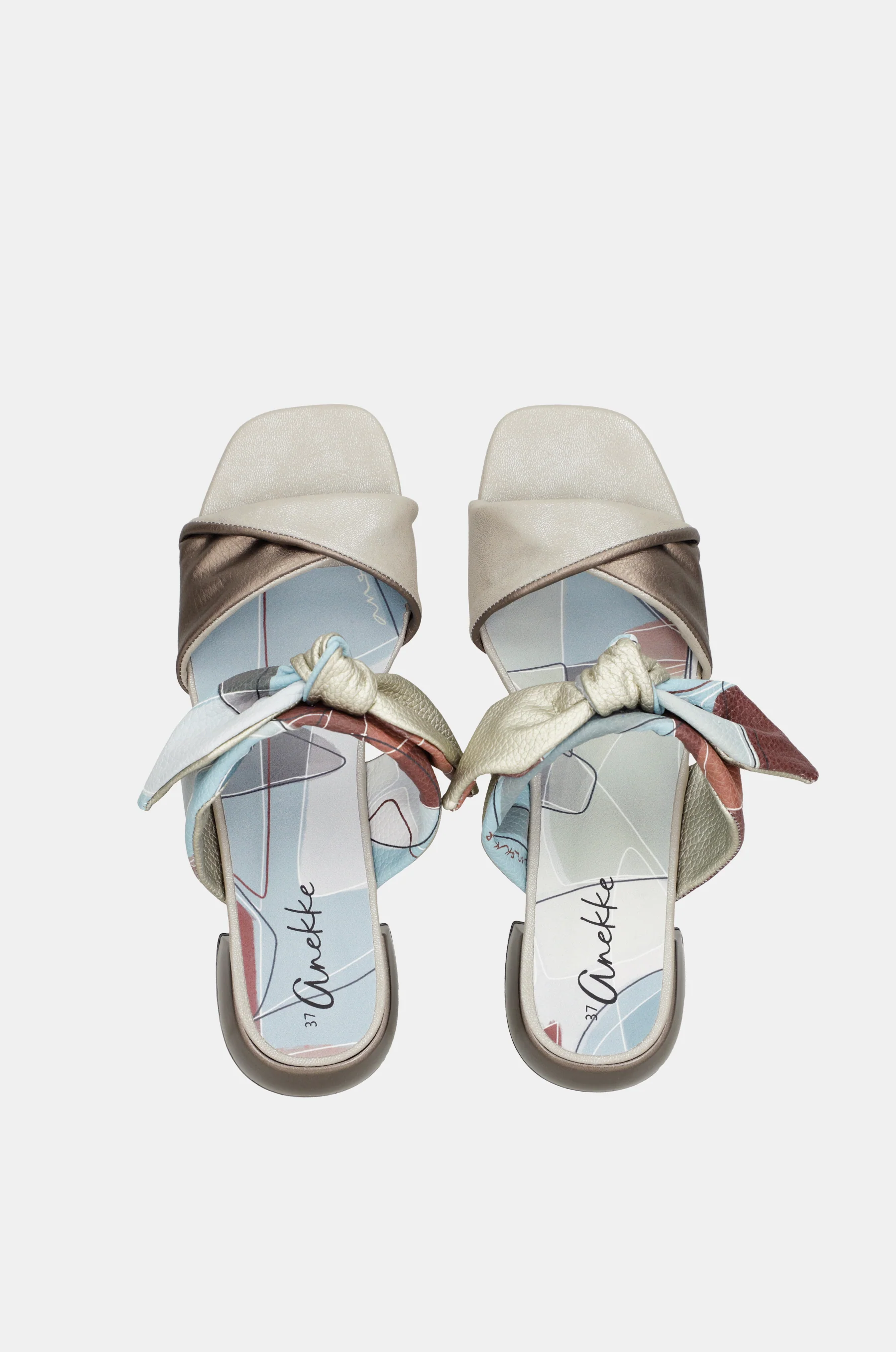 Sandalias con tacón y nudo Auralis - Image 8