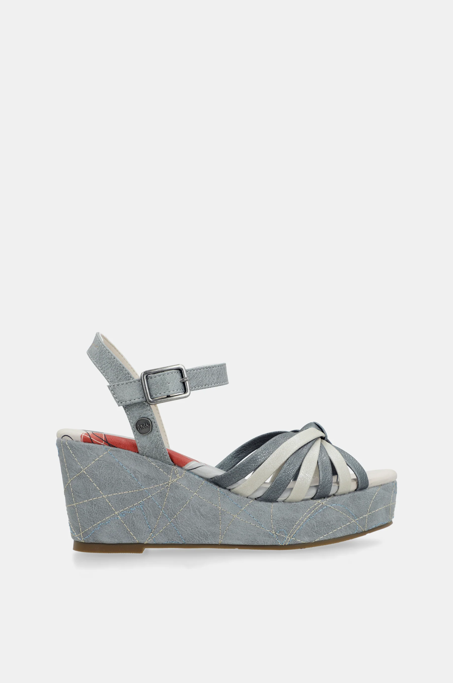 Sandalias cruzadas azul Auralis