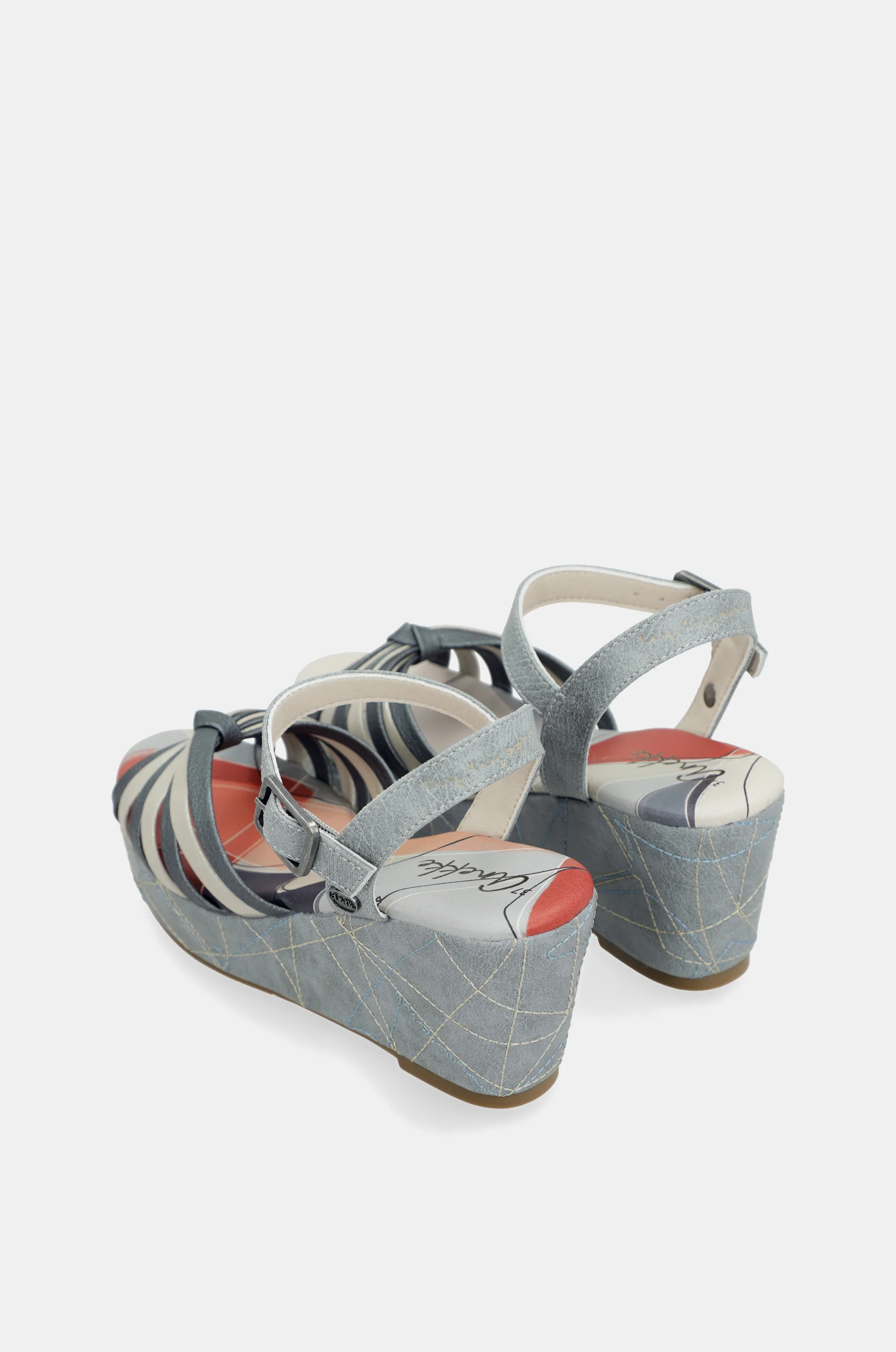 Sandalias cruzadas azul Auralis - Image 6