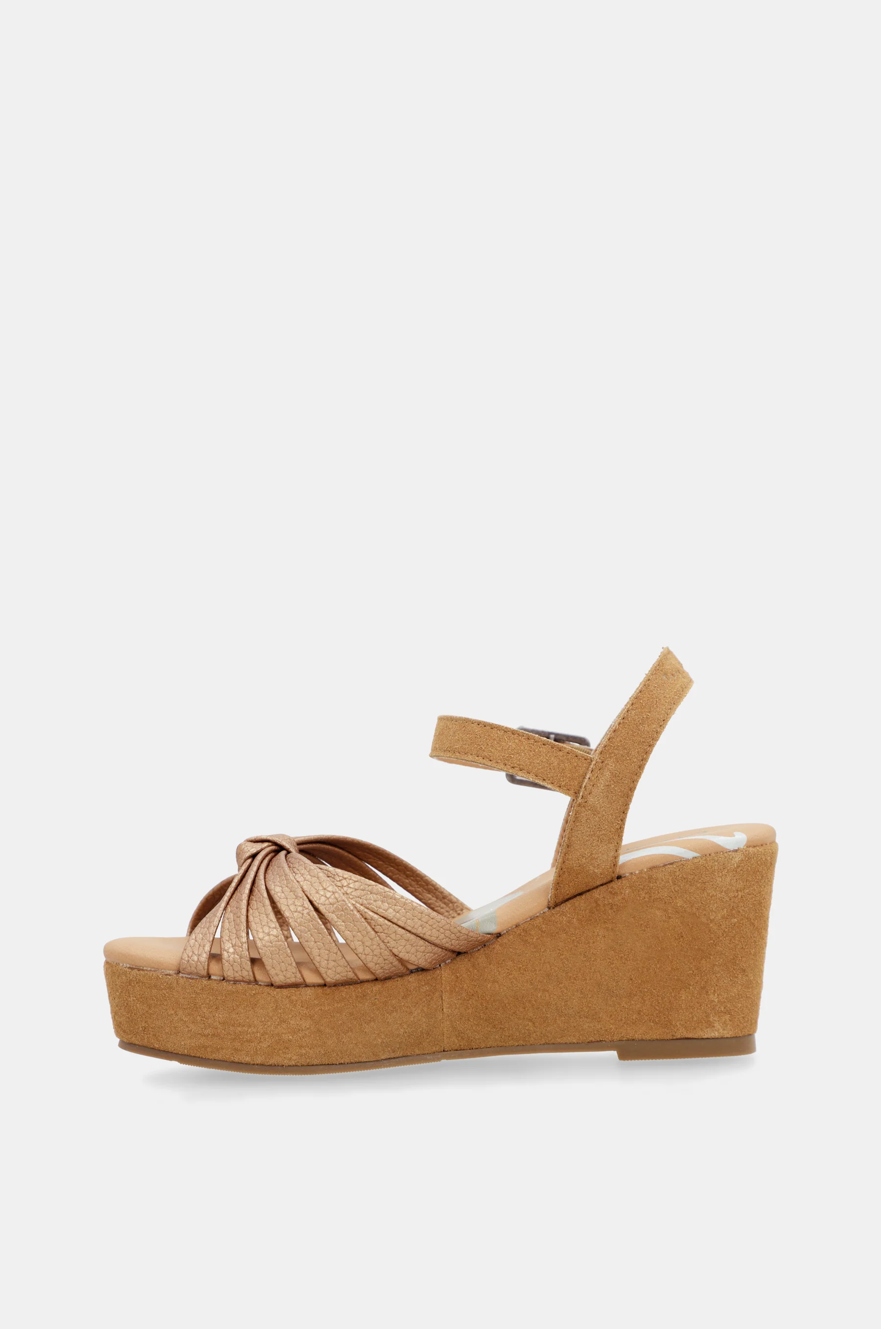 Sandalias cruzadas color canela Gaia - Image 4