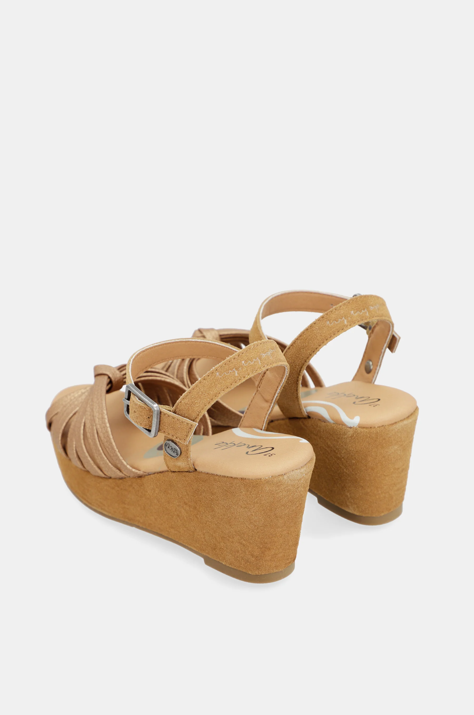 Sandalias cruzadas color canela Gaia - Image 5