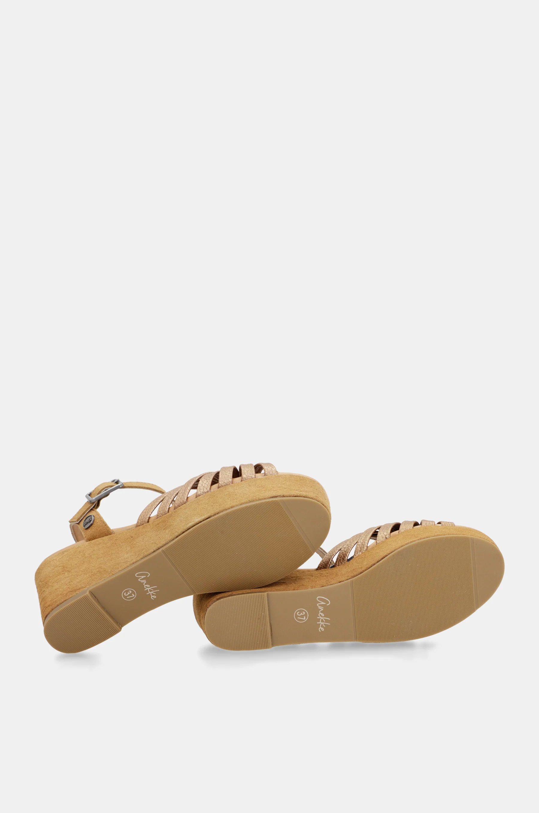 Sandalias cruzadas color canela Gaia - Image 7
