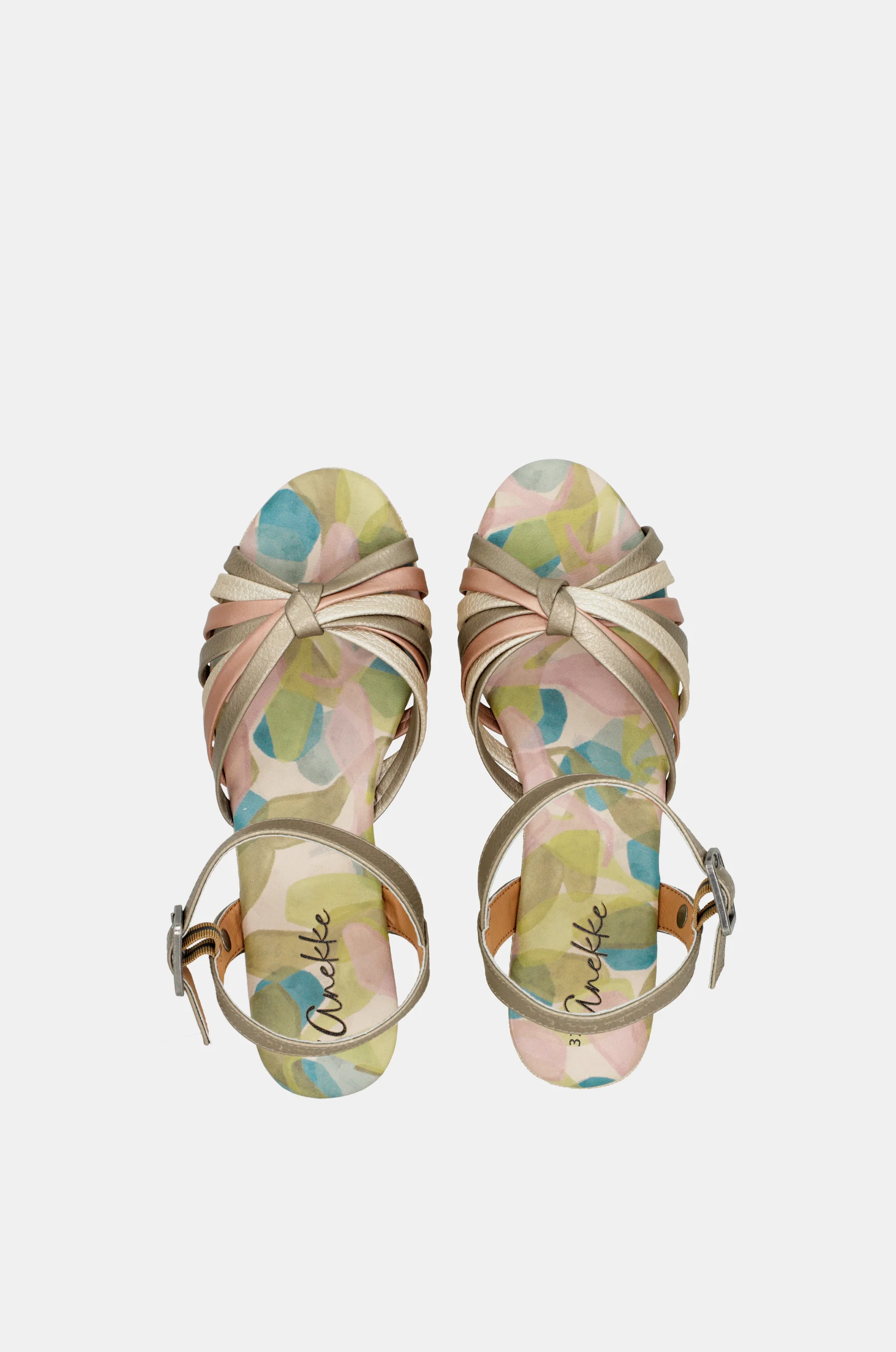 Sandalias cruzadas estampadas Bloom - Image 3