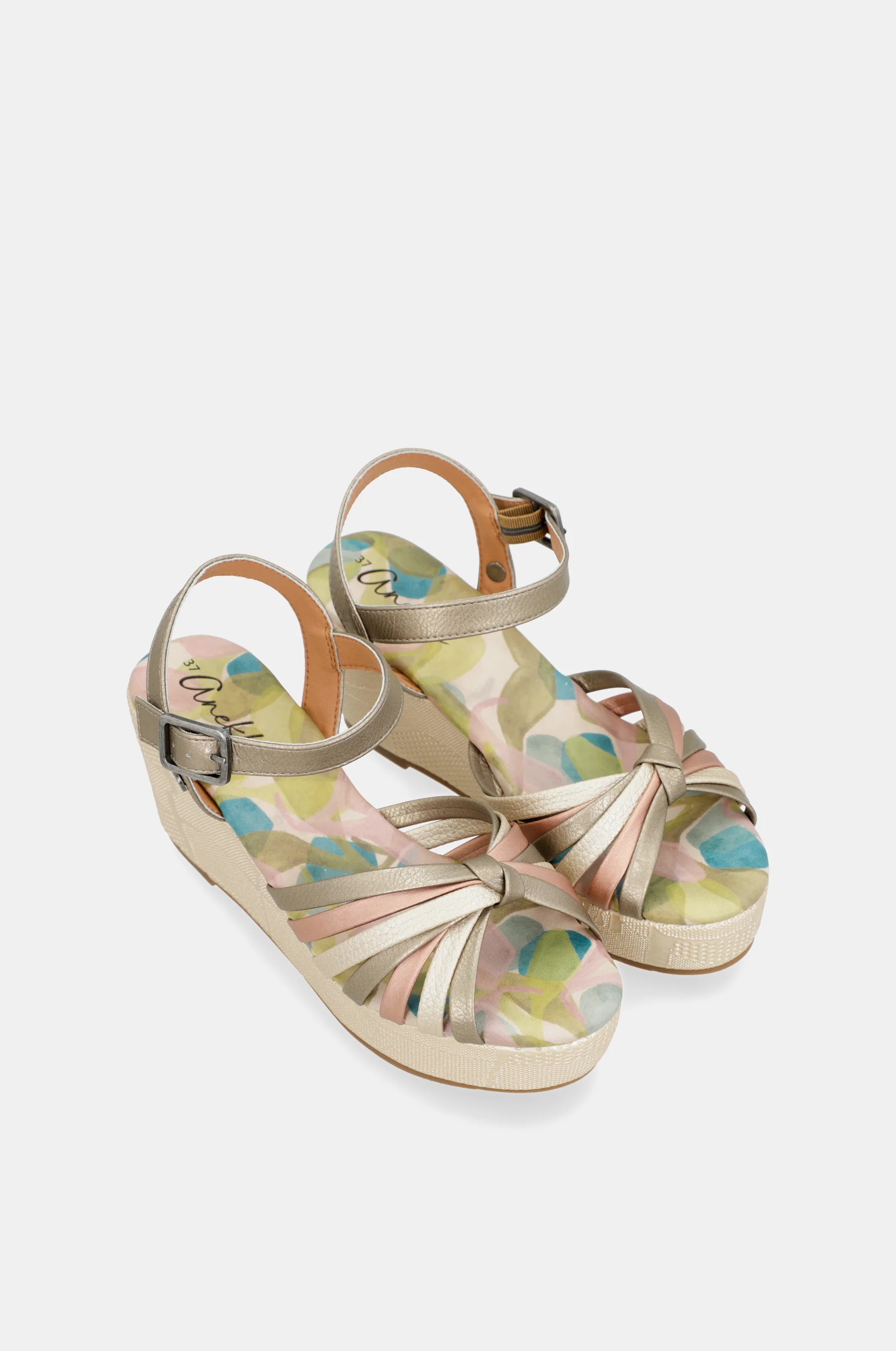 Sandalias cruzadas estampadas Bloom - Image 5