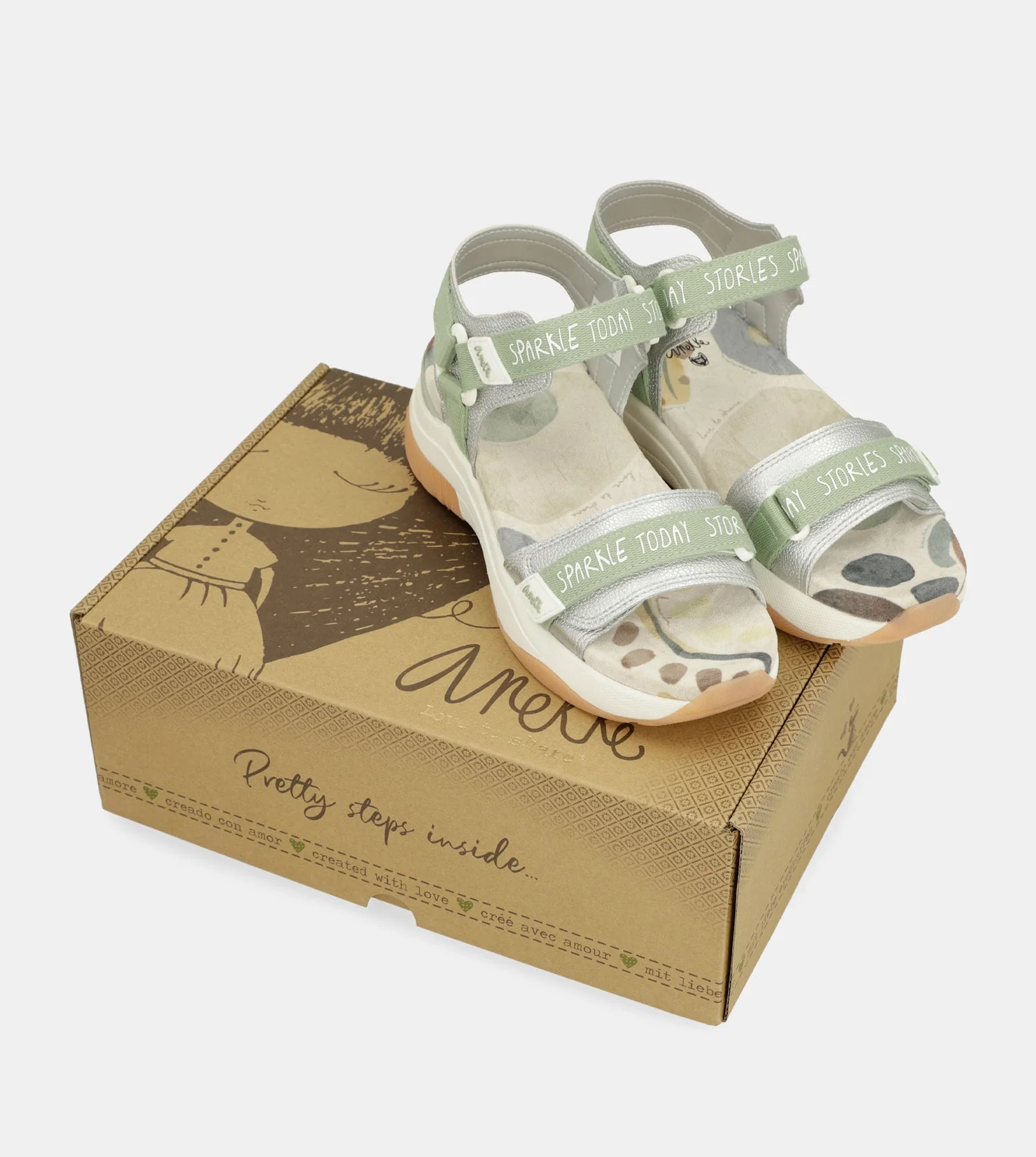 Sandalias deportivas verde - Image 2