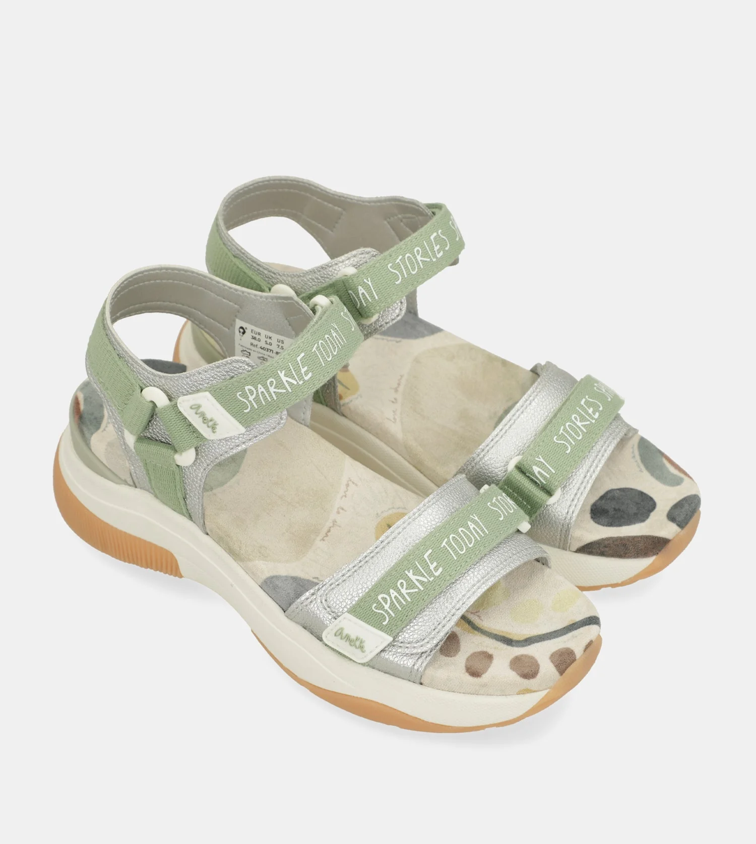 Sandalias deportivas verde - Image 3