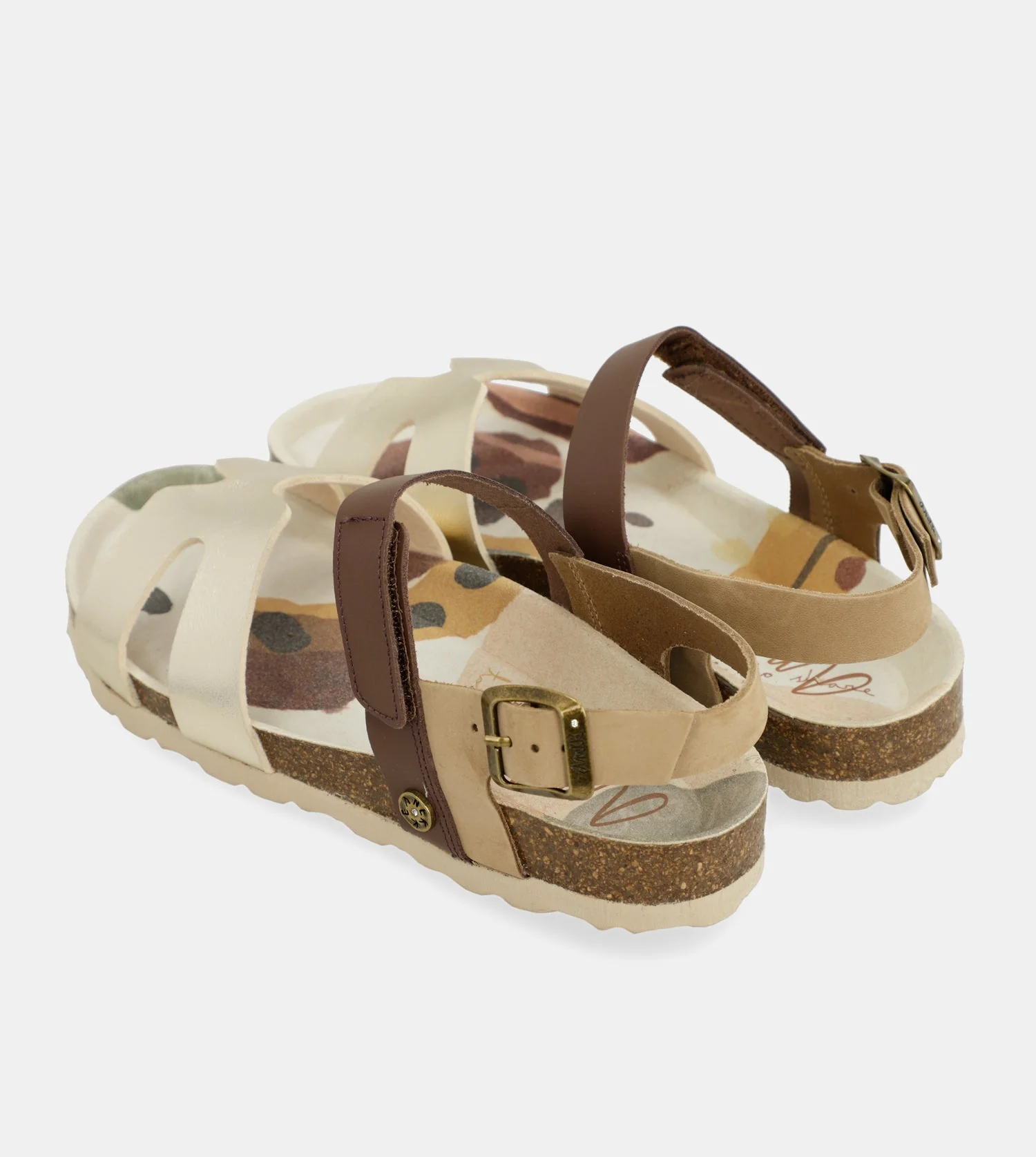 Sandalias oro y marrón - Image 7