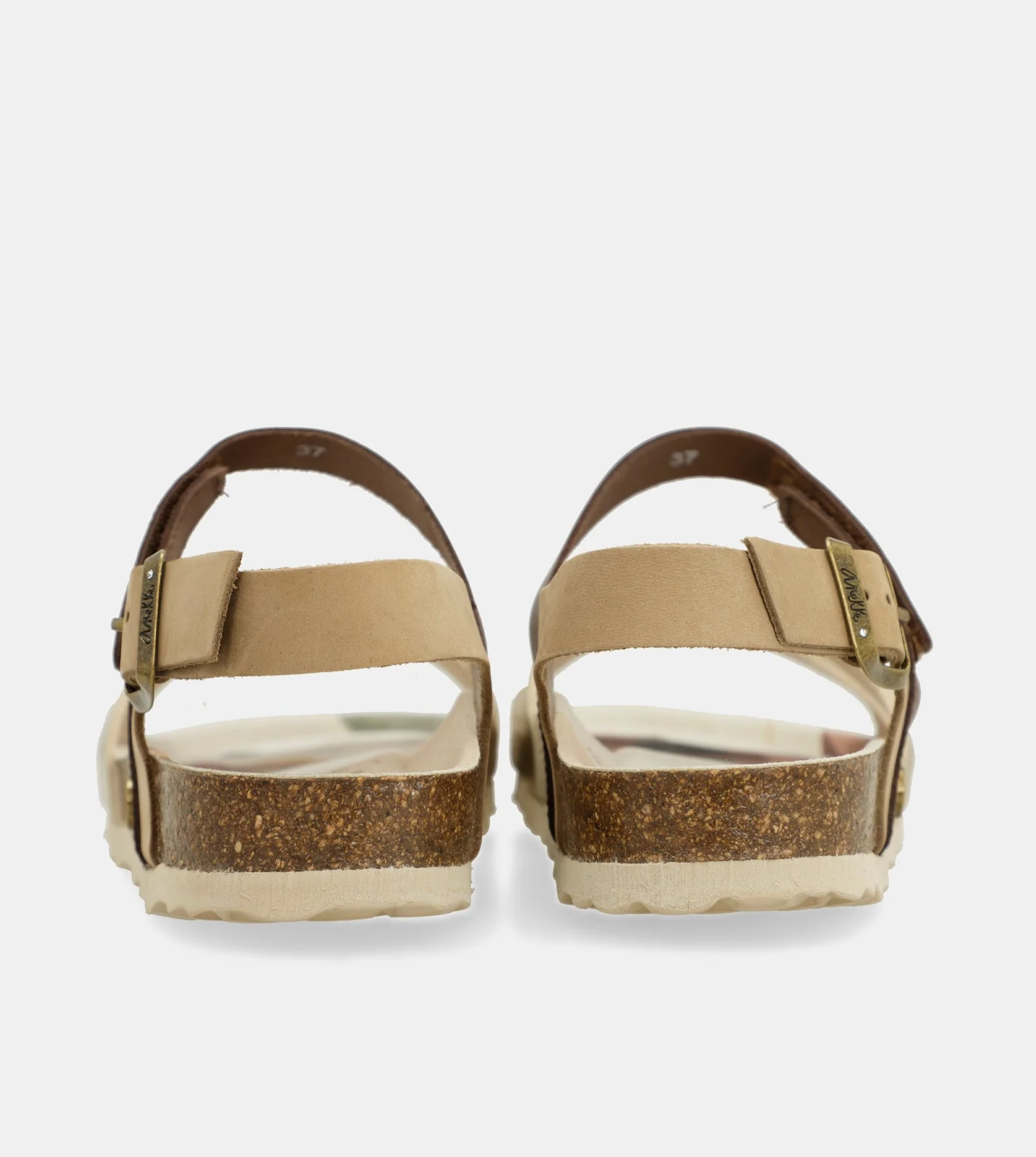 Sandalias oro y marrón - Image 8