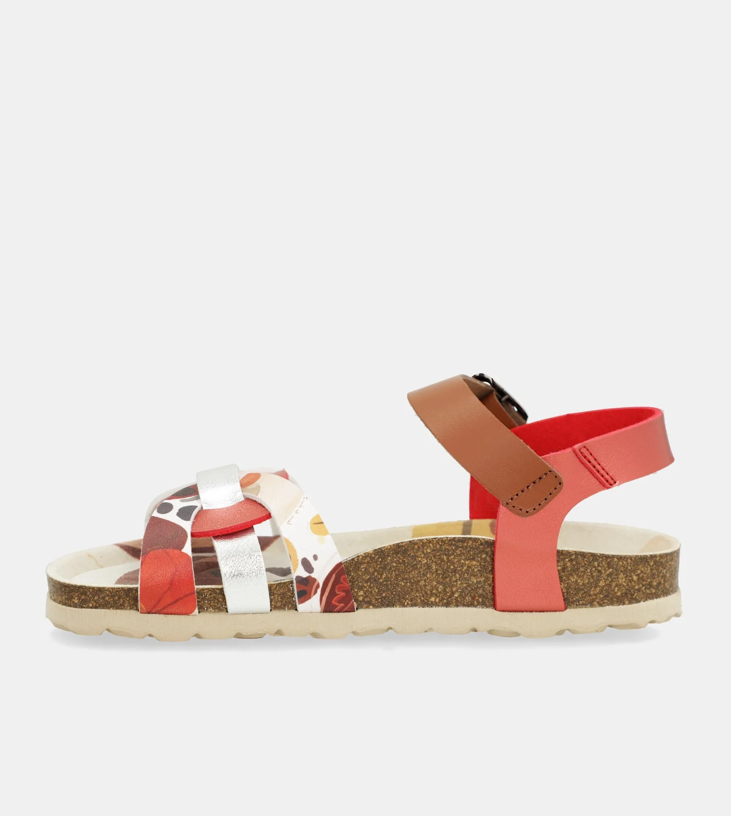 Sandalias tiras rojas Alma - Image 3