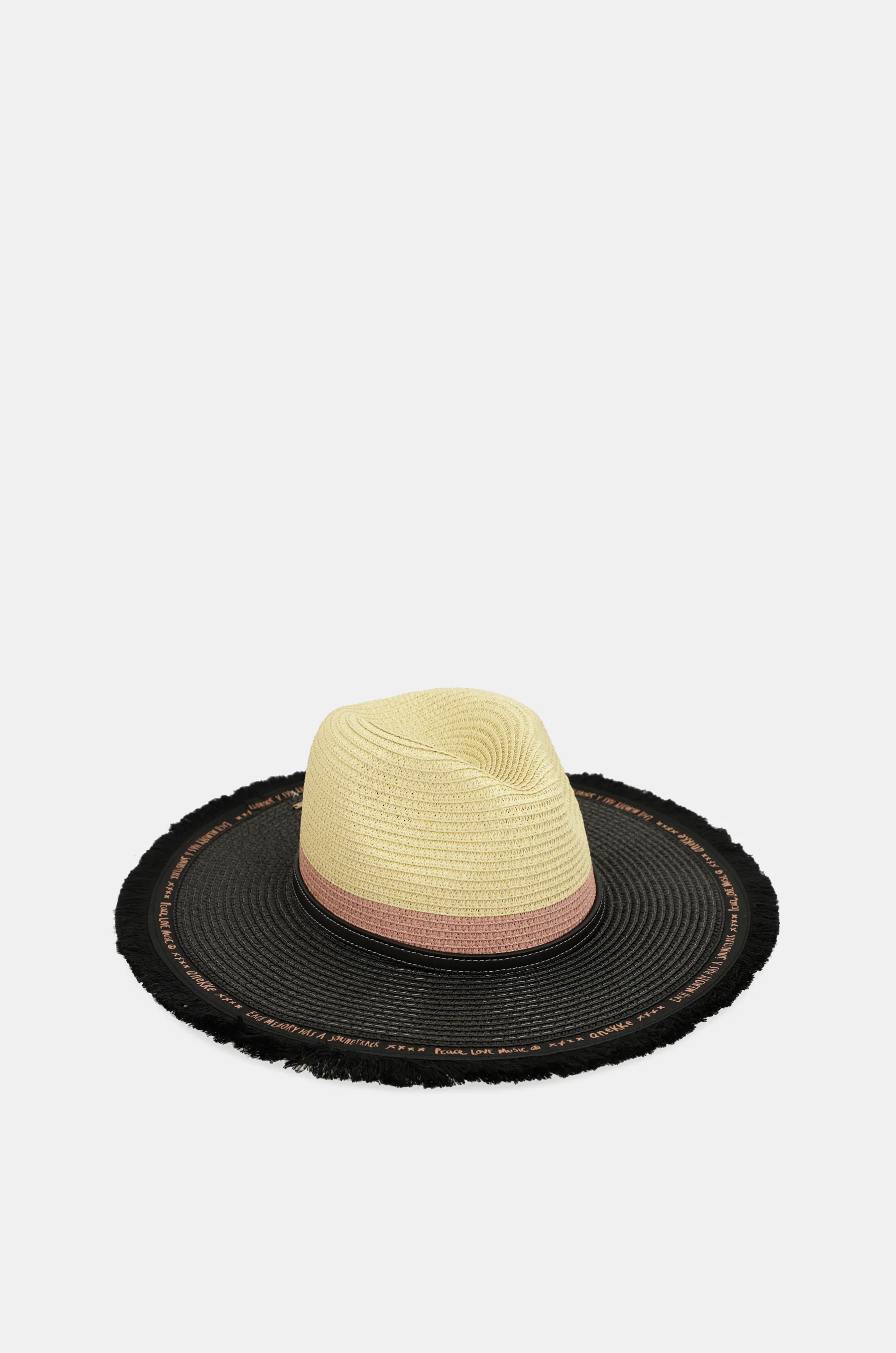 Sombrero rafia combinado - Image 5