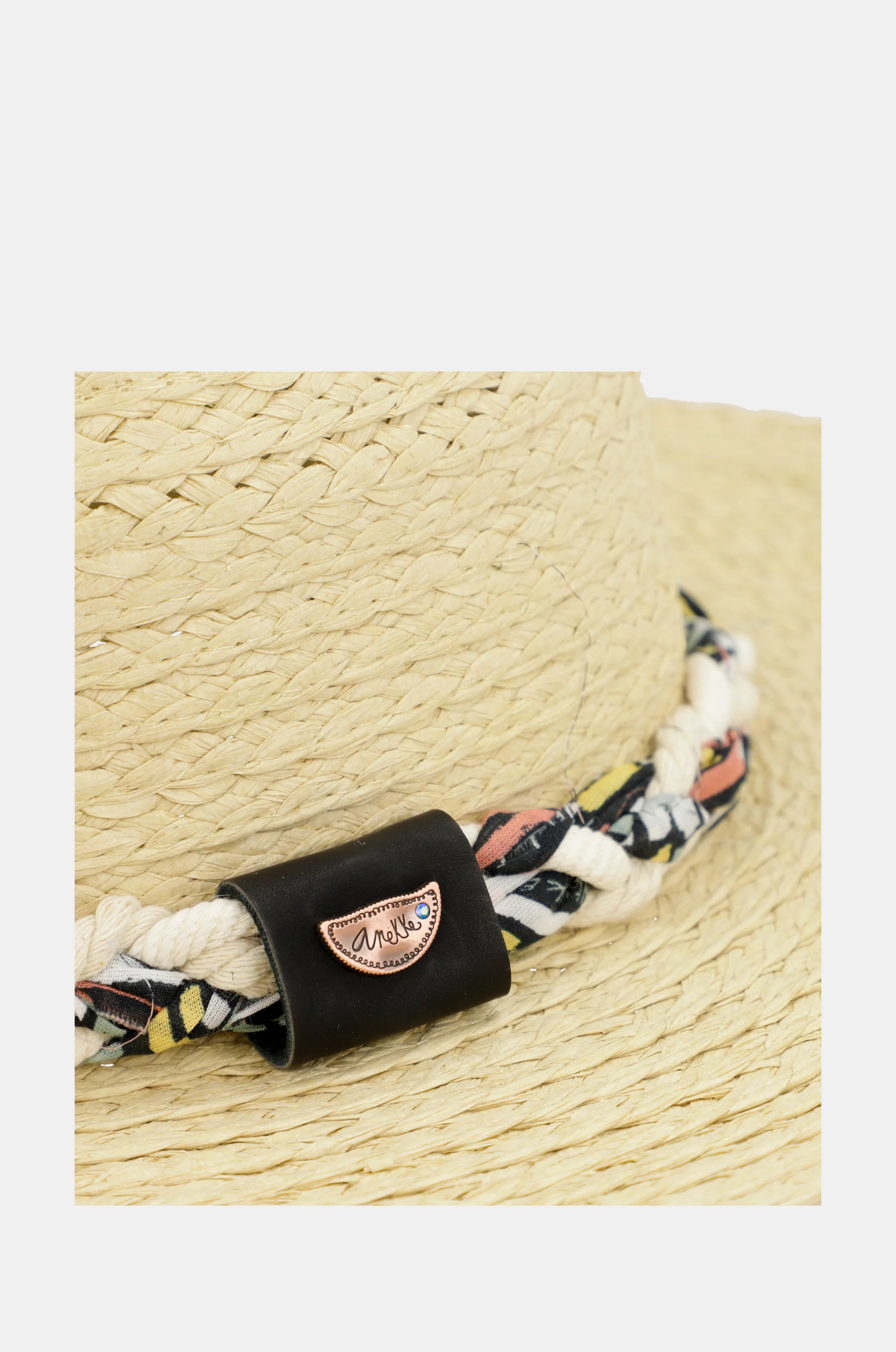 Sombrero rafia crudo - Image 4