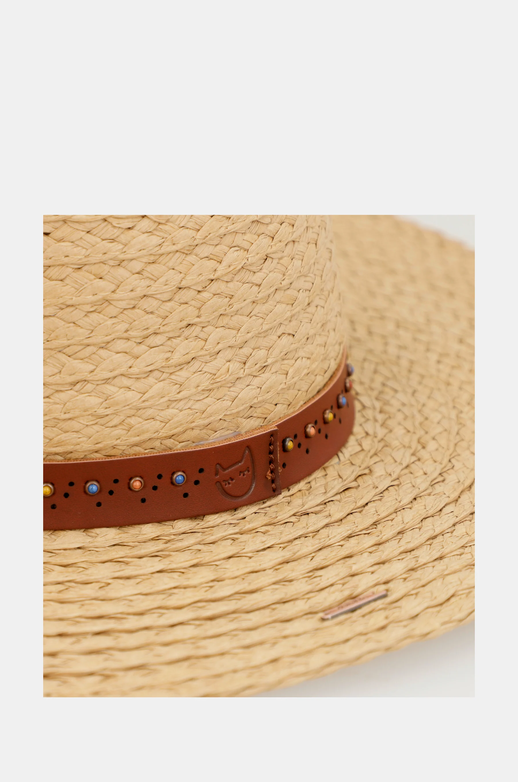 Sombrero rafia tostado - Image 4