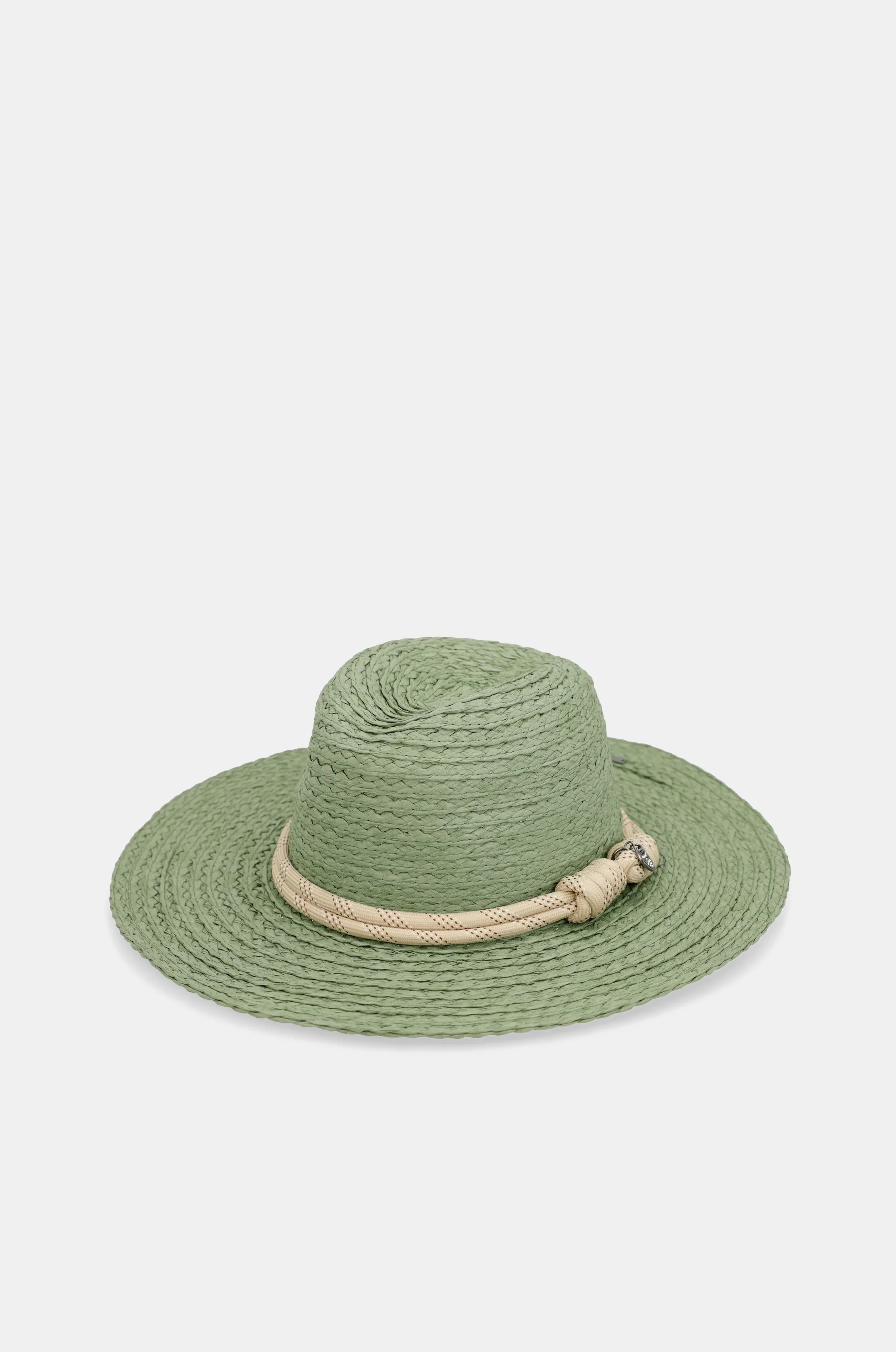 Sombrero rafia verde