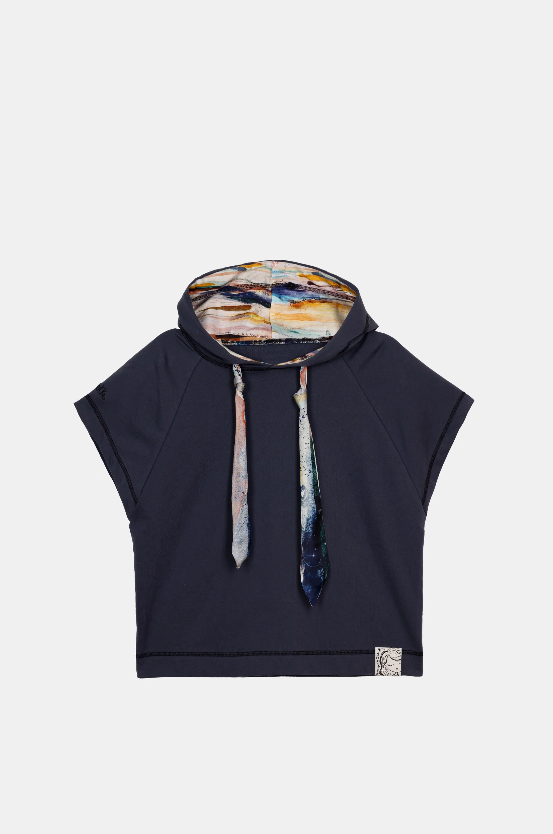 Sudadera azul marino sin mangas Studio - Image 2