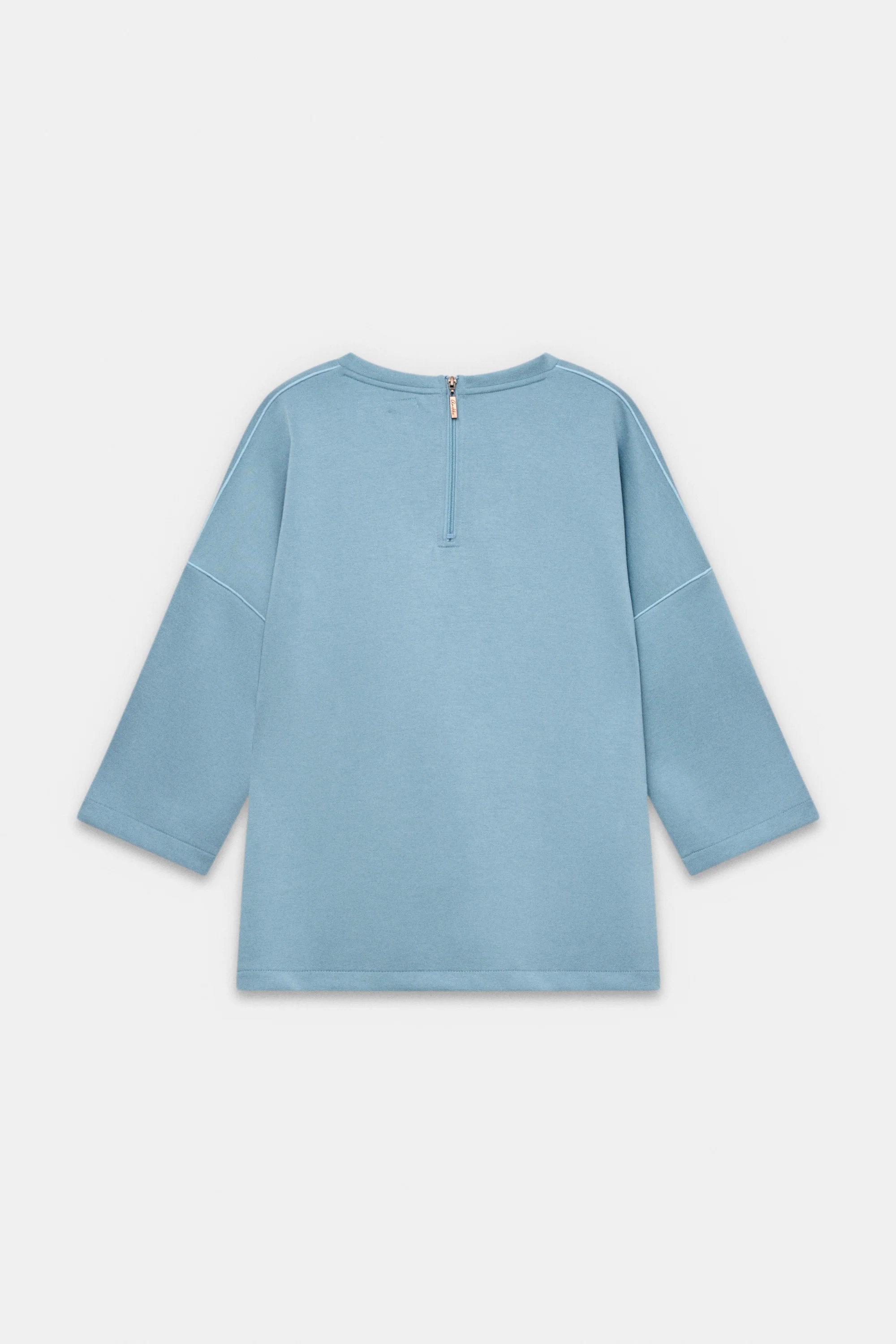 Sudadera manga corta azul - Image 3