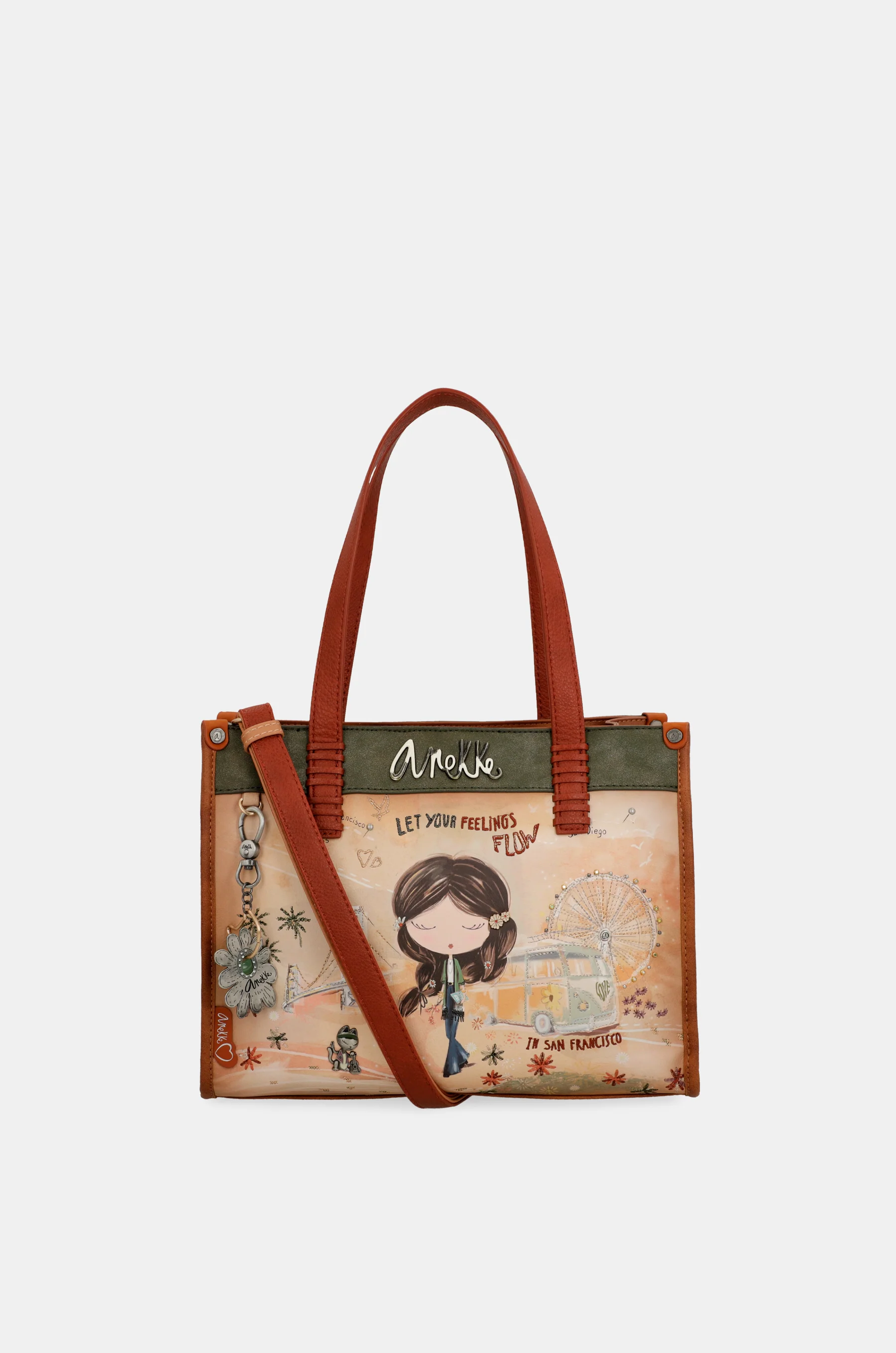 Tote Peace & Love Camel - Image 9