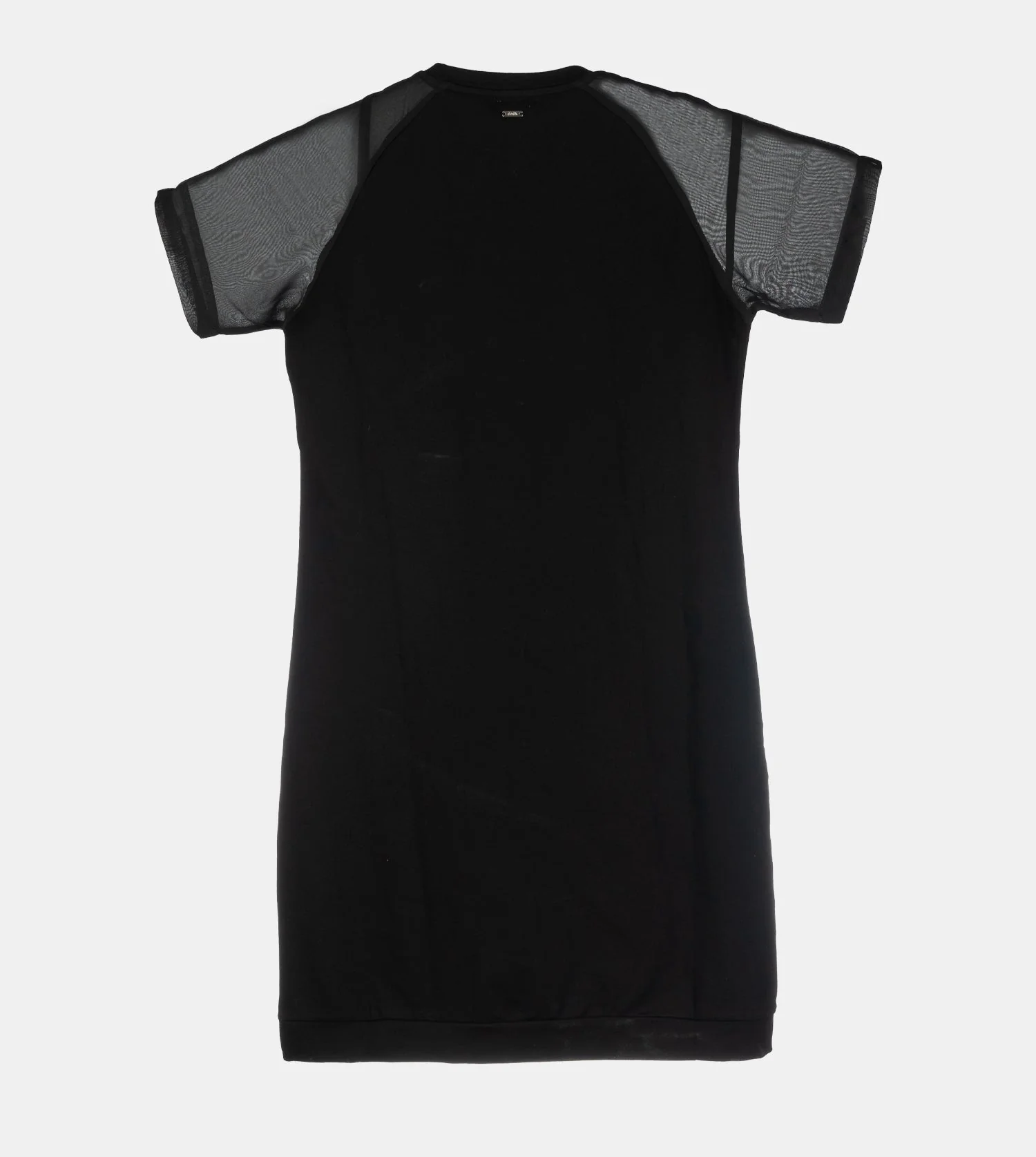 Vestido manga corta negro - Image 3